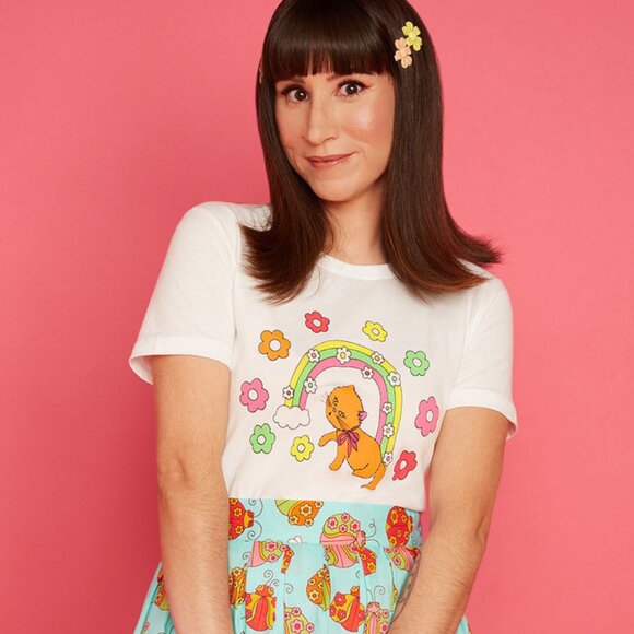 ModCloth x Marisol Muro When Casual Calls Crew Neck Tee, M BNWOT - Picture 1 of 1